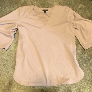 Ann Taylor purple wide arm top